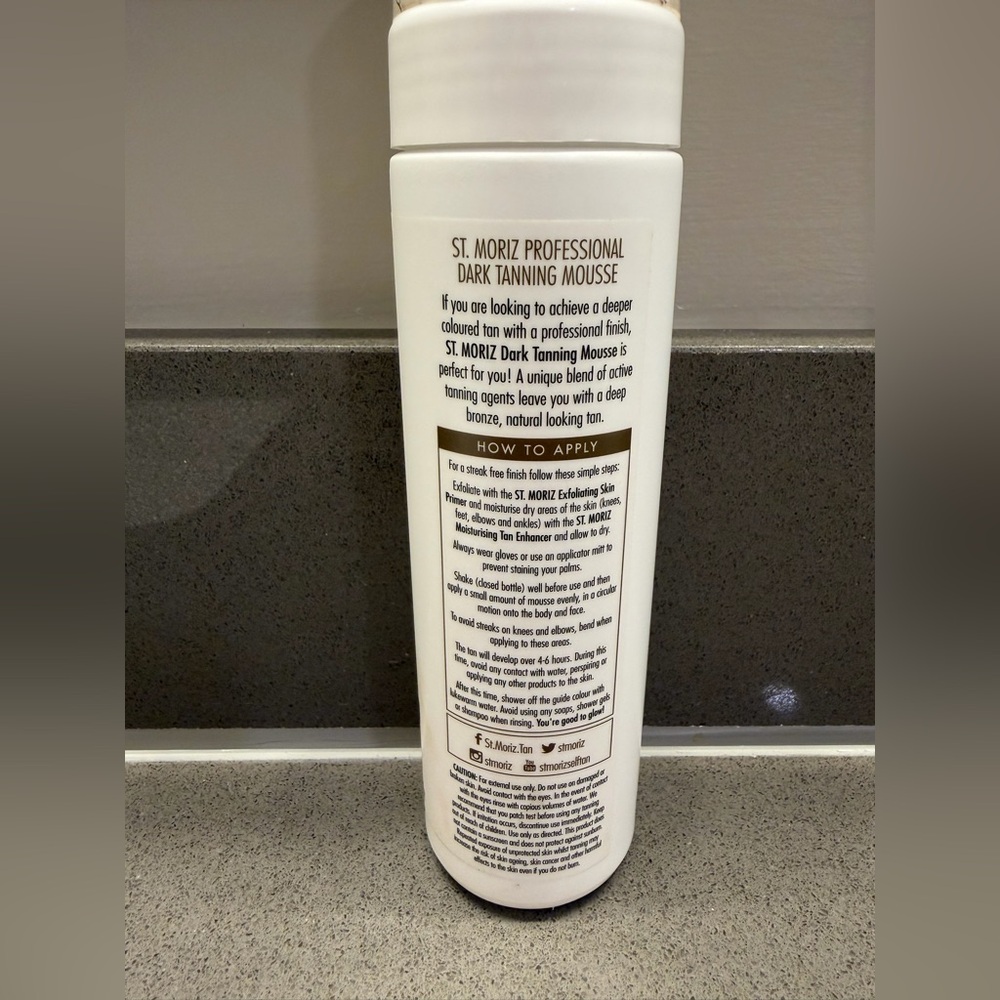 St. Moriz Self Tanning Mousse Dark 6.76oz Instant Bronzing Glow New - Picture 4 of 4